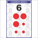 Algarismos Braille 6